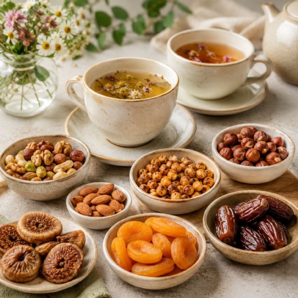 The Best Healthy Snacks to Pair with Herbal Tea